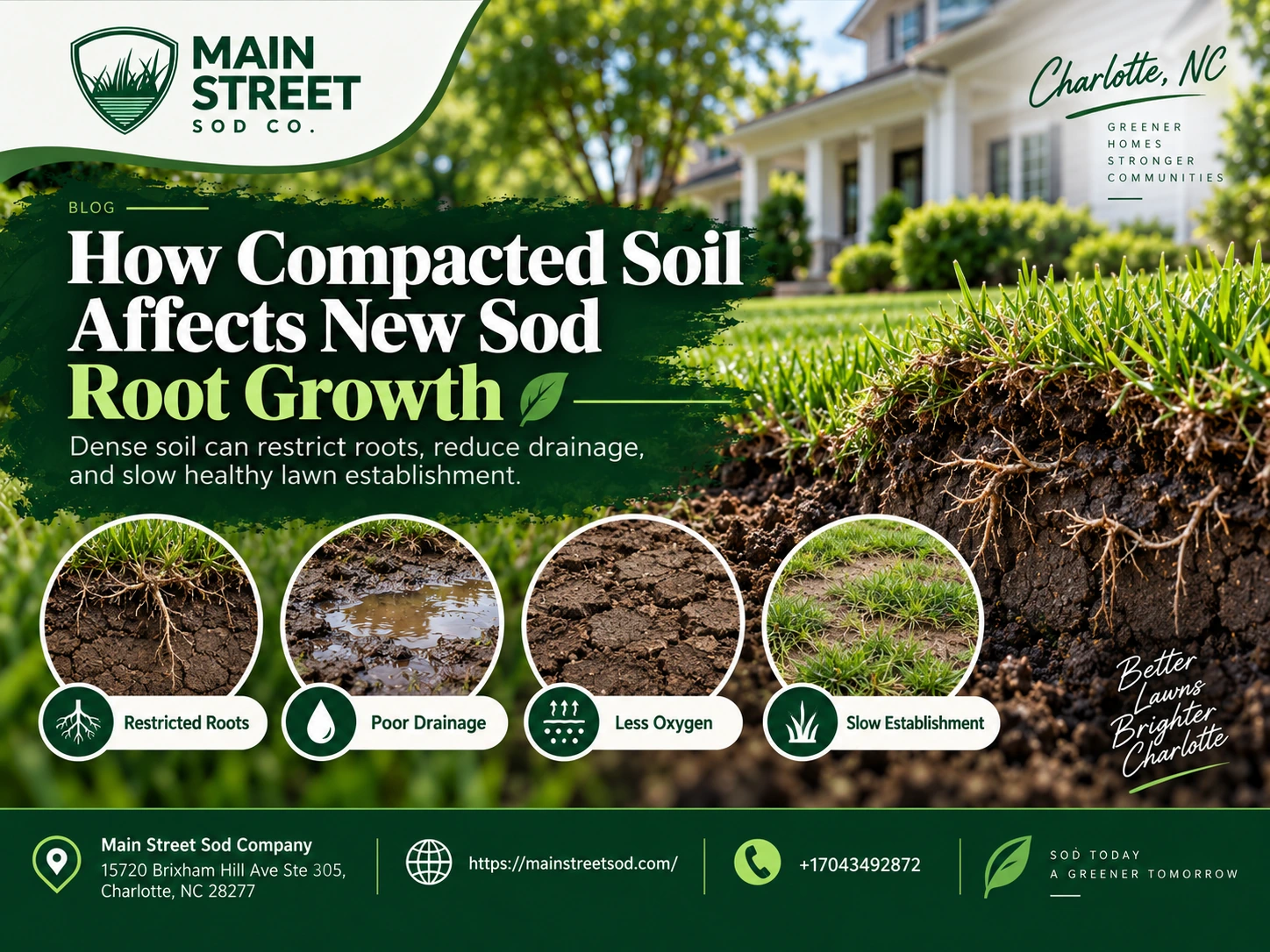 how compacted soil affects new sod root growth