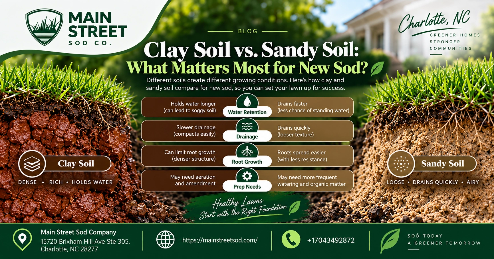 Clay Soil vs. Sandy Soil: Which Is Better for Sod? 1 clay soil vs sandy soil which is better for sod