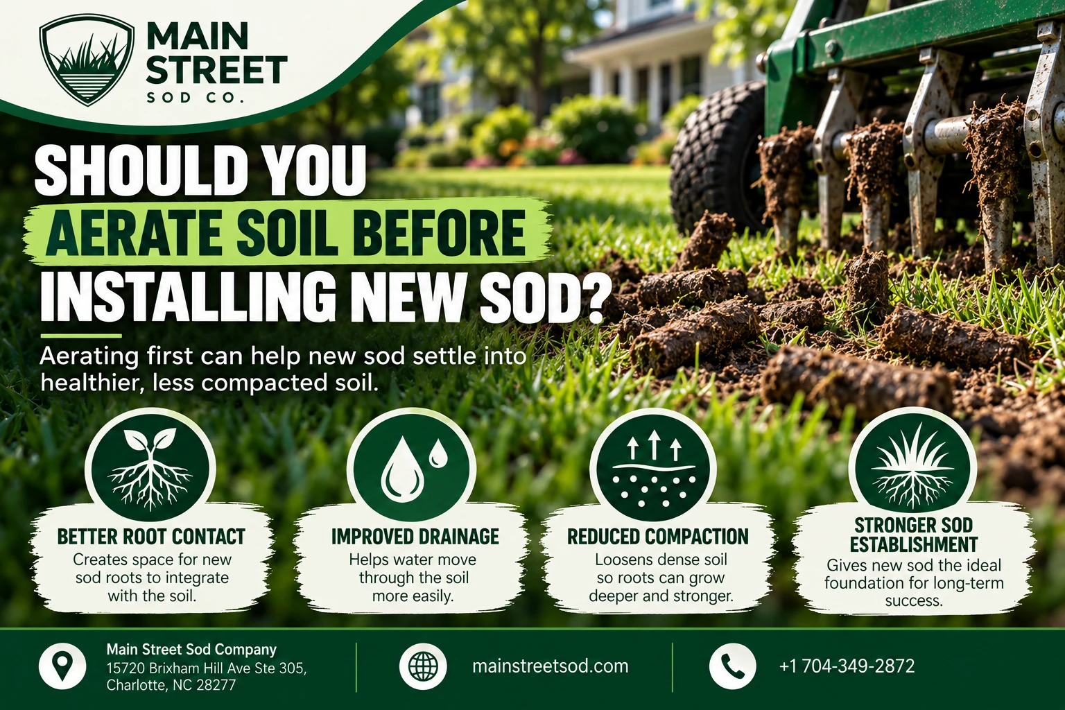 Should You Aerate Soil Before Installing New Sod