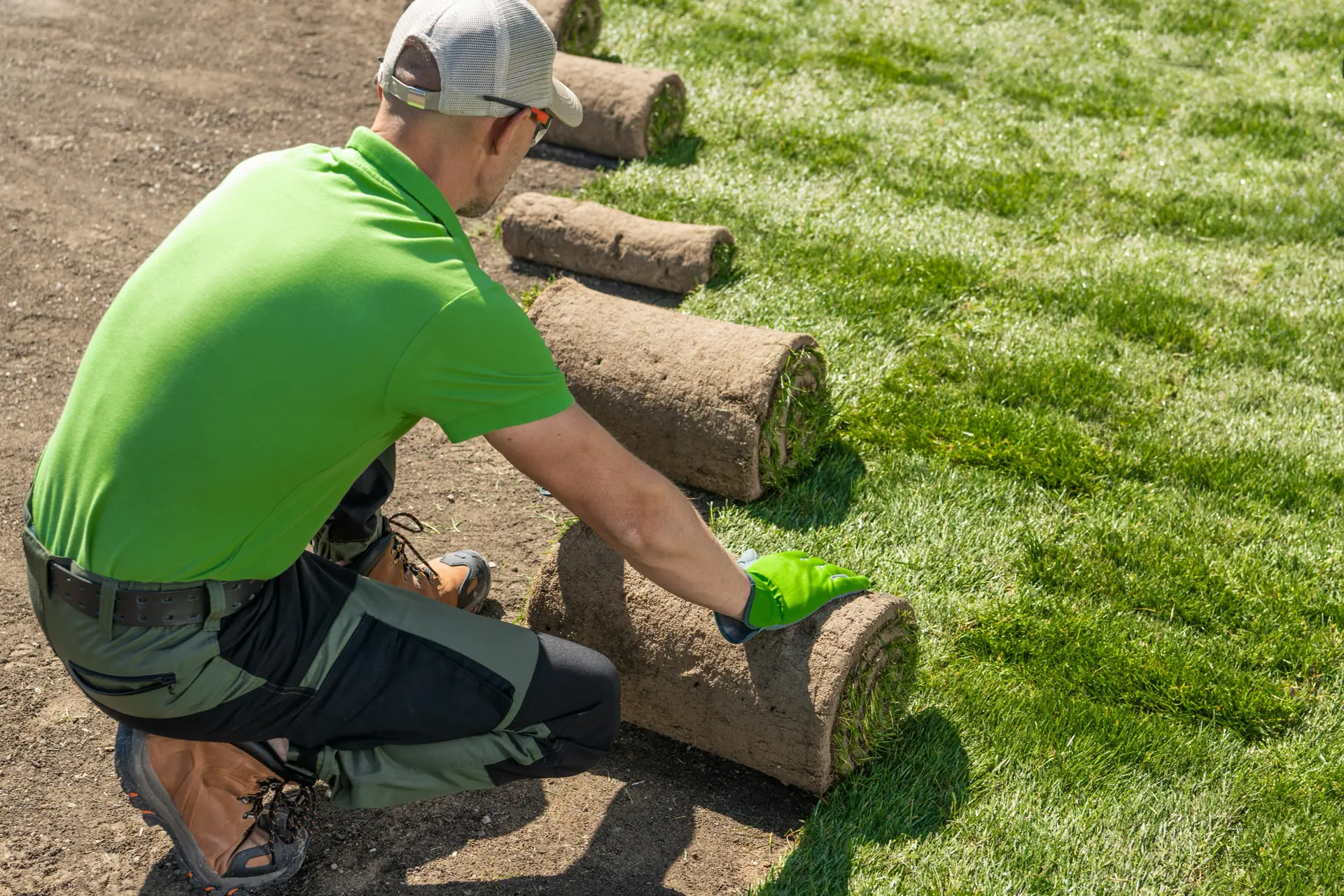 sod installation 2- Charlotte NC