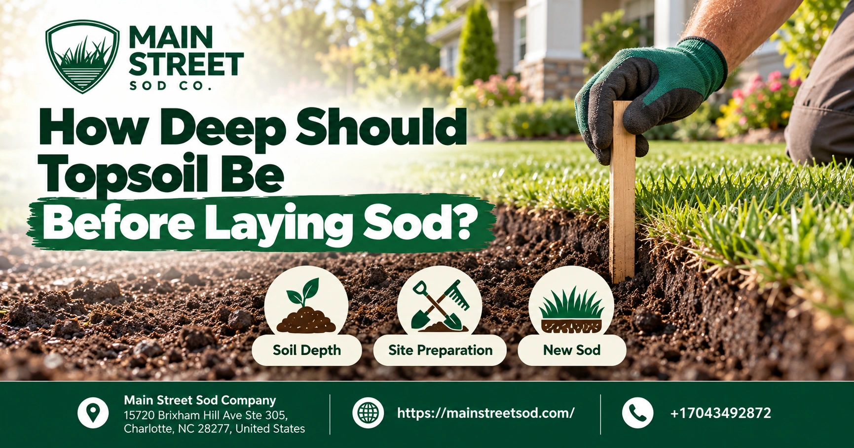 How Deep Should Topsoil Be Before Laying Sod