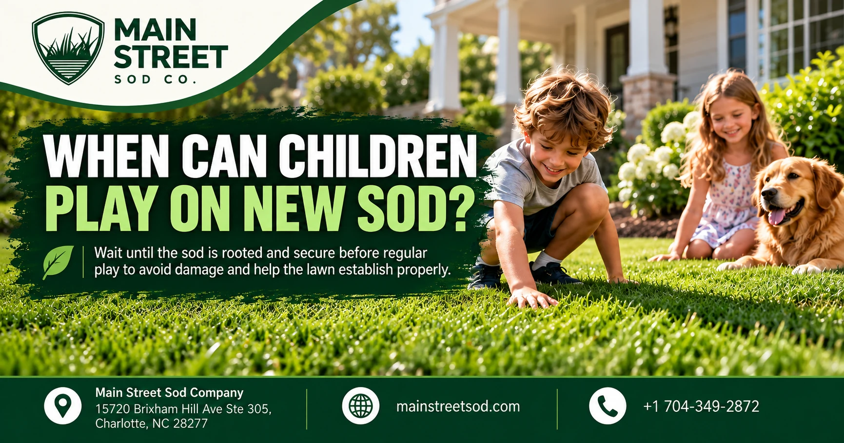 When Can Children Play on New Sod