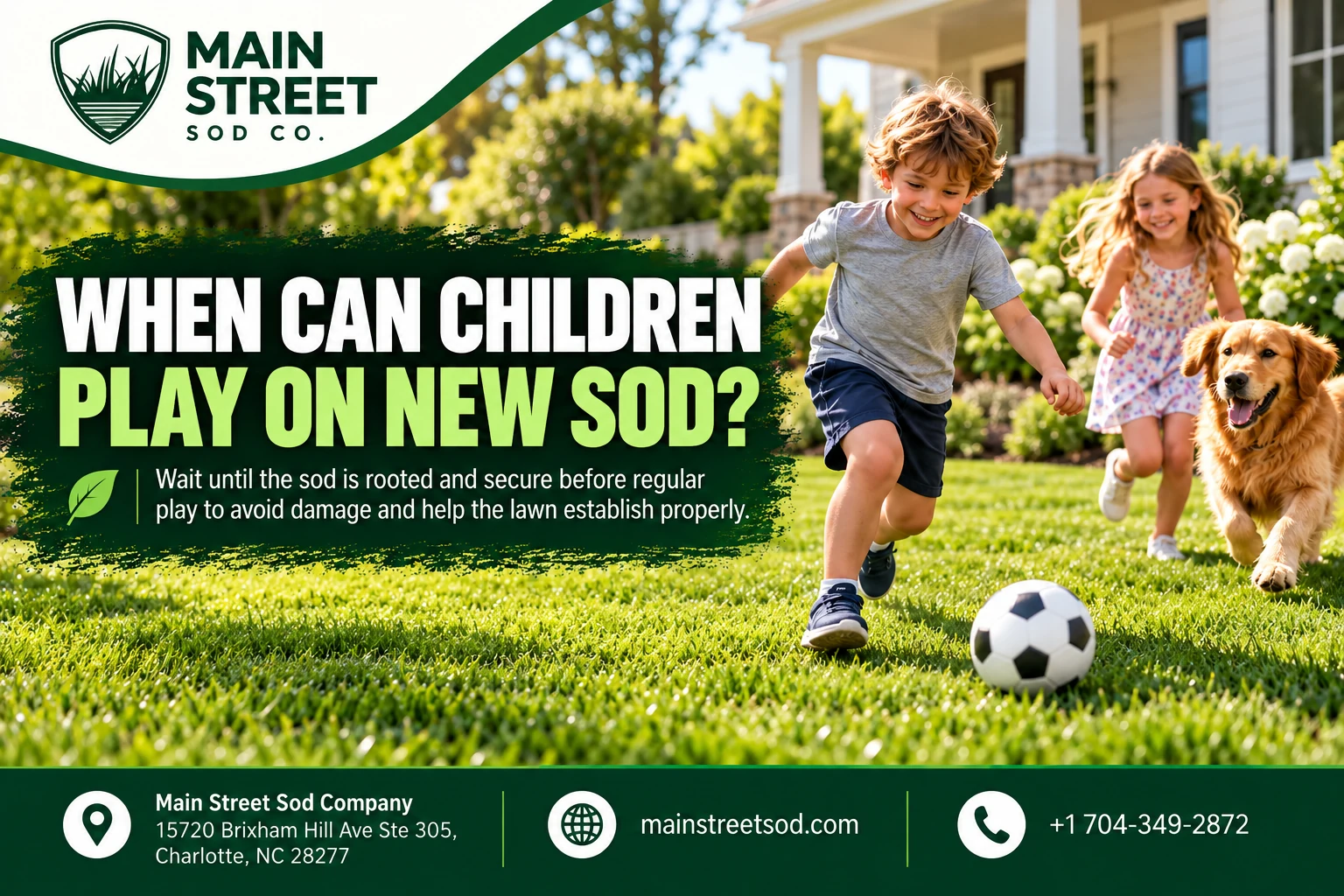 When Can Children Play on New Sod