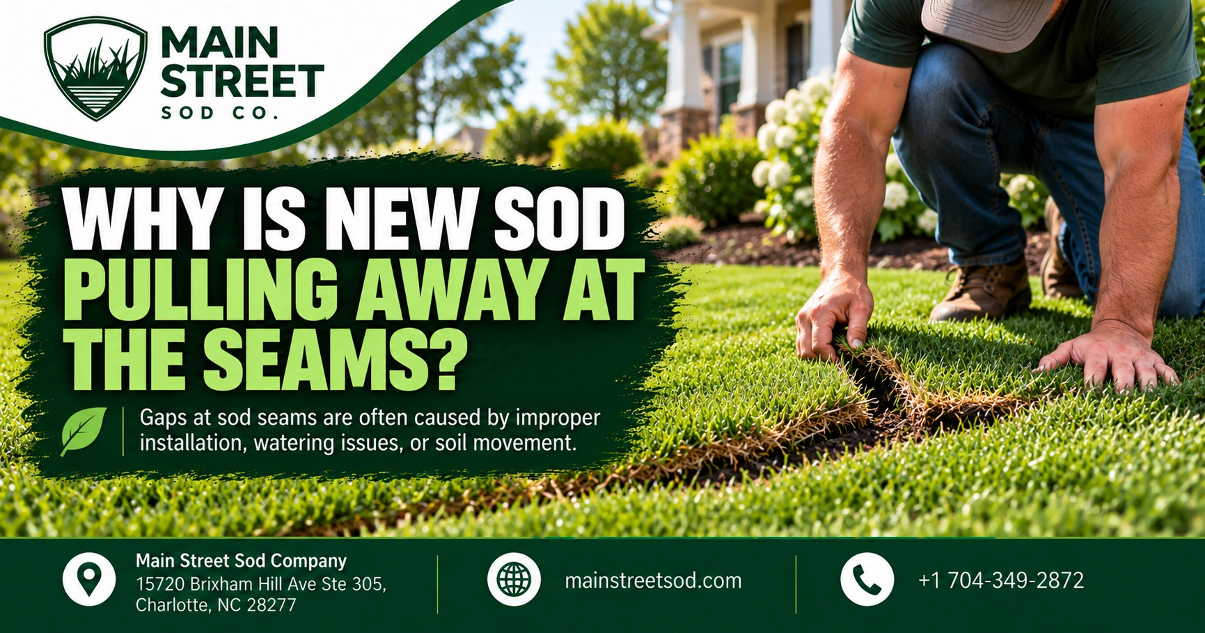 Why Is New Sod Pulling Away at the Seams