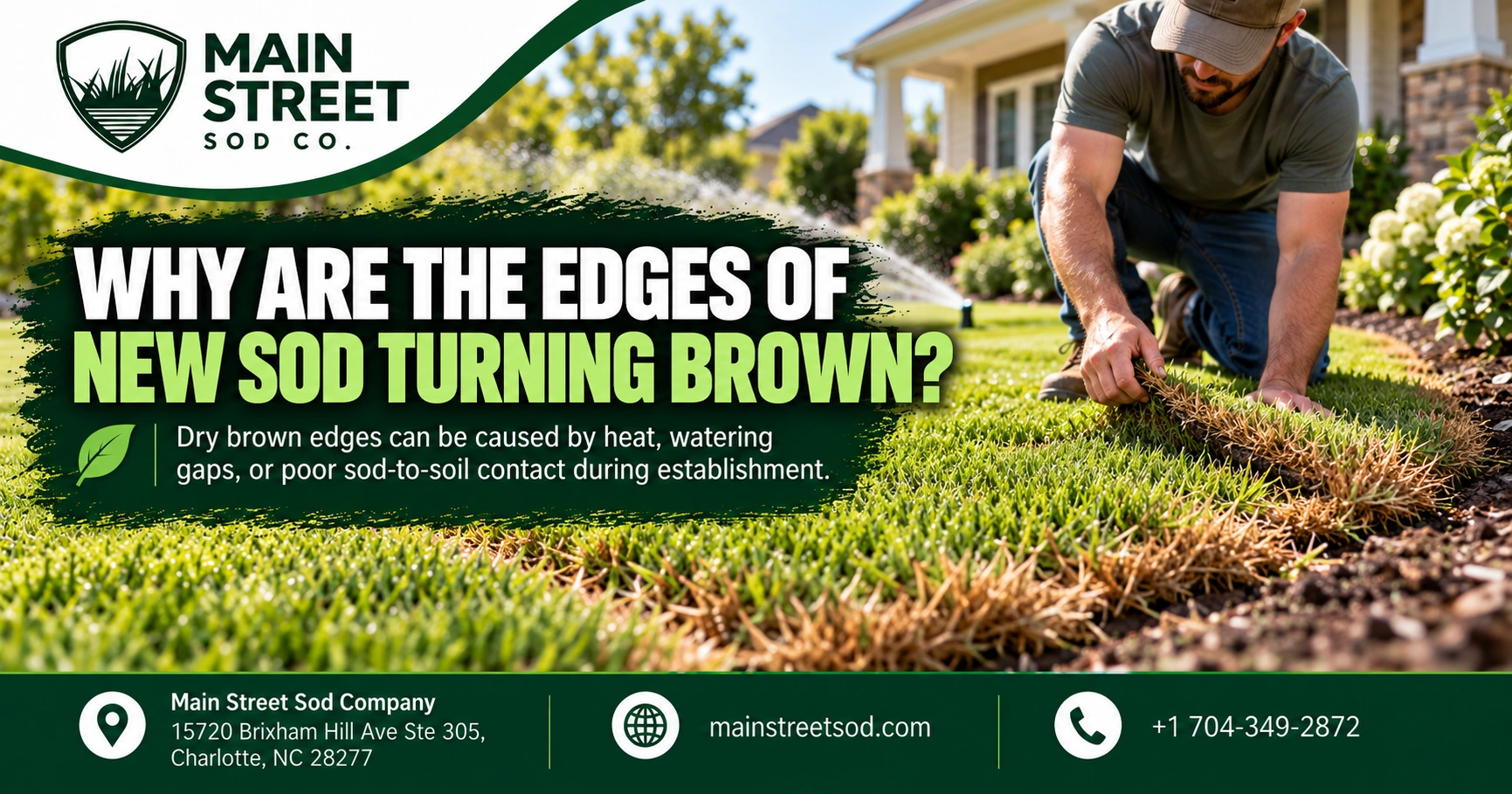 Why Are the Edges of New Sod Turning Brown